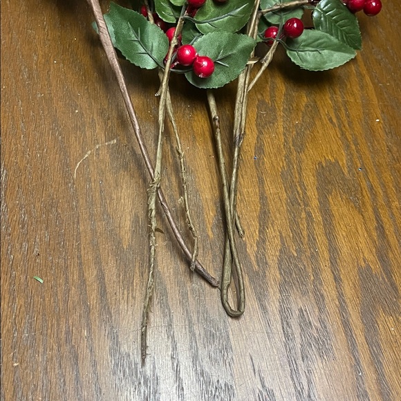 Festive Red and Green Holiday Berry Arrangement - Picture 6 of 7
